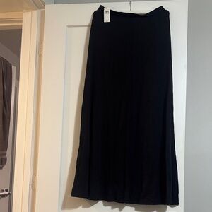 Classic Black Maxi Skirt - Women's Everyday Essential